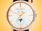 Girard Perregaux 1966 Full Calendar Automatic 18K Rose Gold Mens Watch 49535-52-151-BK6A