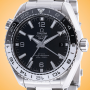 Seamaster Planet Ocean 600M GMT Automatic Chronometer Stainless Steel Men's Watch 215.30.44.22.01.001