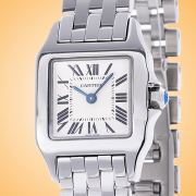 Cartier Santos Demoiselle Ladies Quartz Stainless Steel Watch W25064Z5