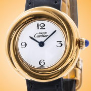 Cartier Must de Cartier Trinity Quartz Gold-Plated Vintage Ladies Watch 2735