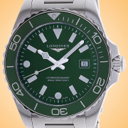 Longines HydroConquest Quartz Green Dial Stainless Steel Men's Watch L3.769.4.06.6