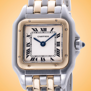 Cartier Panth�re Small Size Quartz 18K Yellow Gold / Steel Ladies Watch W25029B6